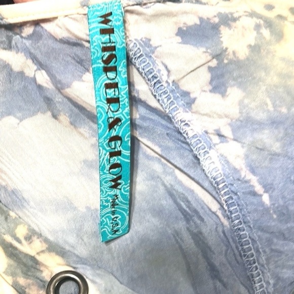 Whisper & Glow, Made in USA, Softly Tie-Dyed Lightweight, Tunic Top,Size Large - Picture 6 of 9